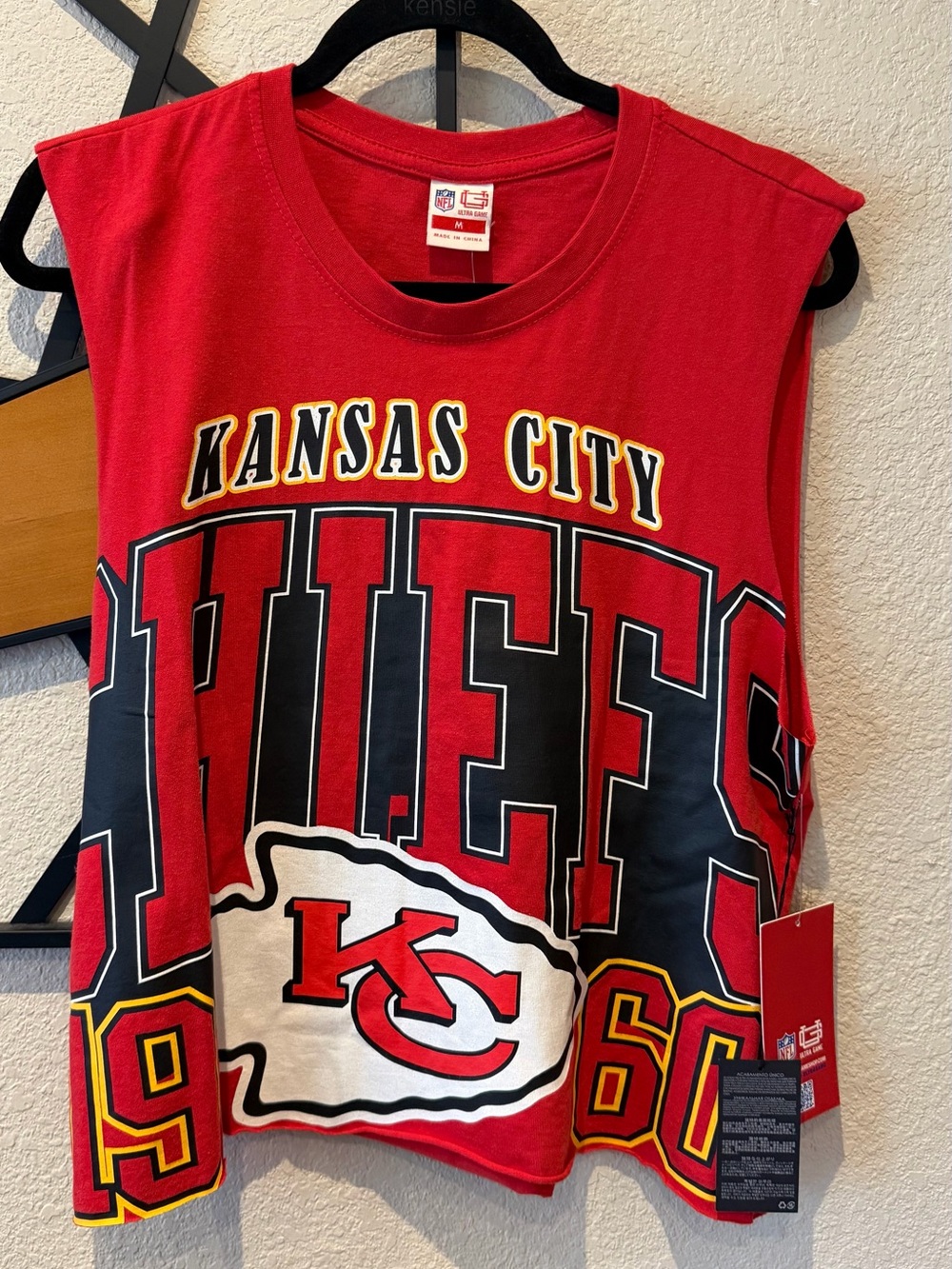 NFL Kansas City Chiefs Red Graphic Tank Top for Kids